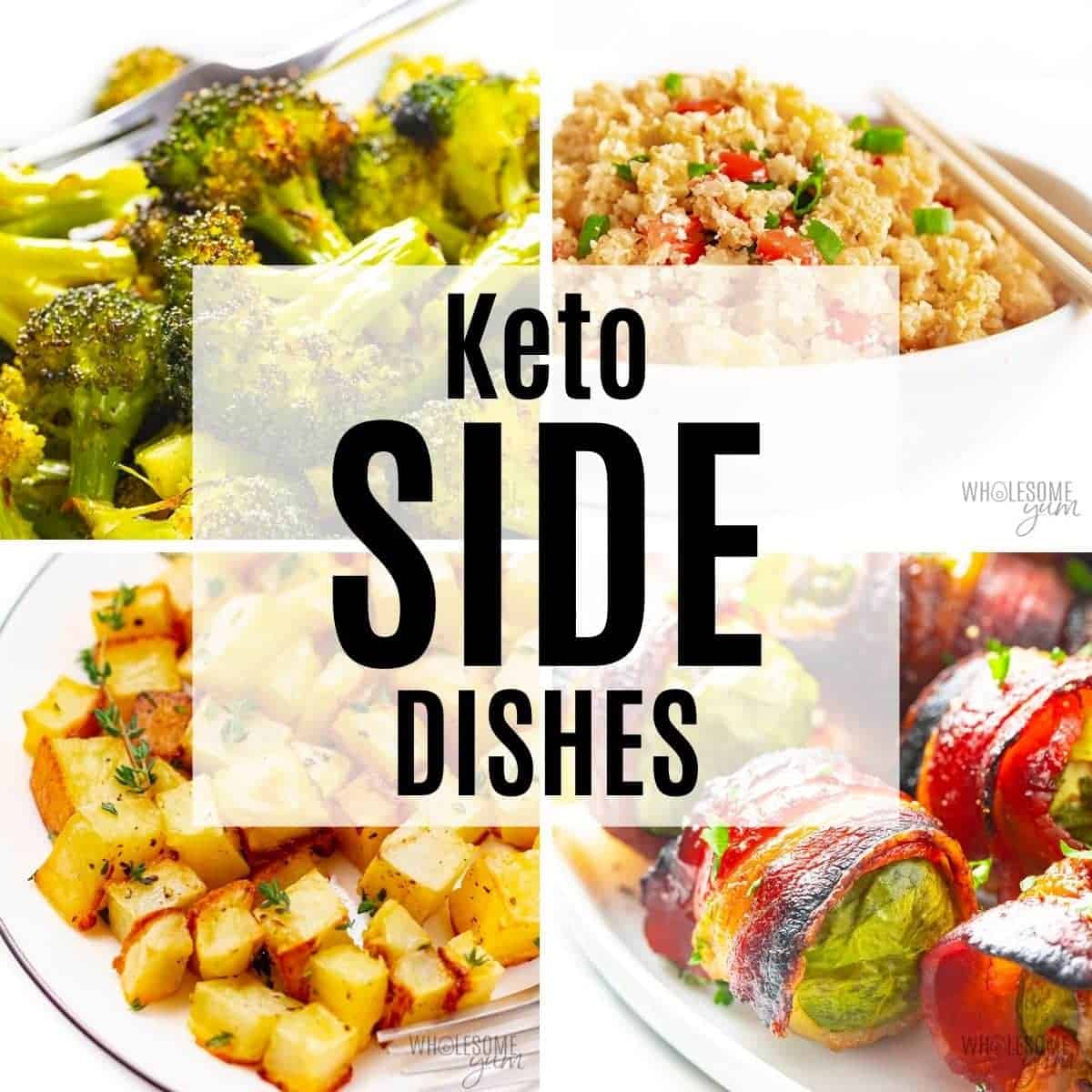 A fresh presentation of keto side dishes