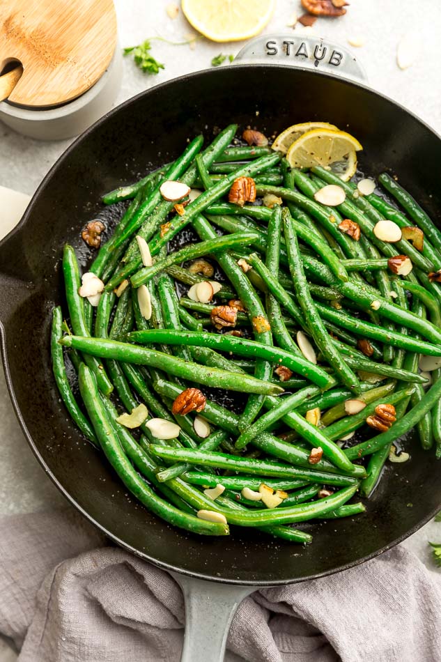 Green Beans on a Plate