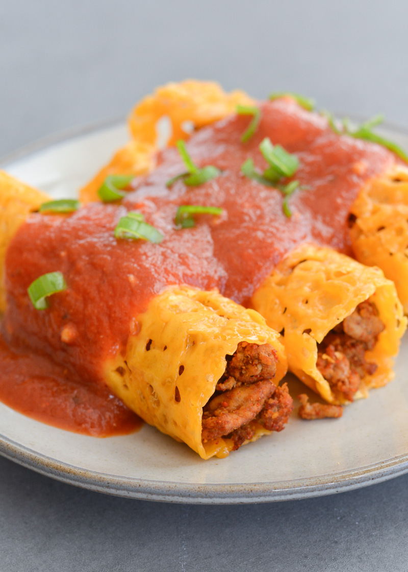 Delicious Cheese Keto Enchiladas