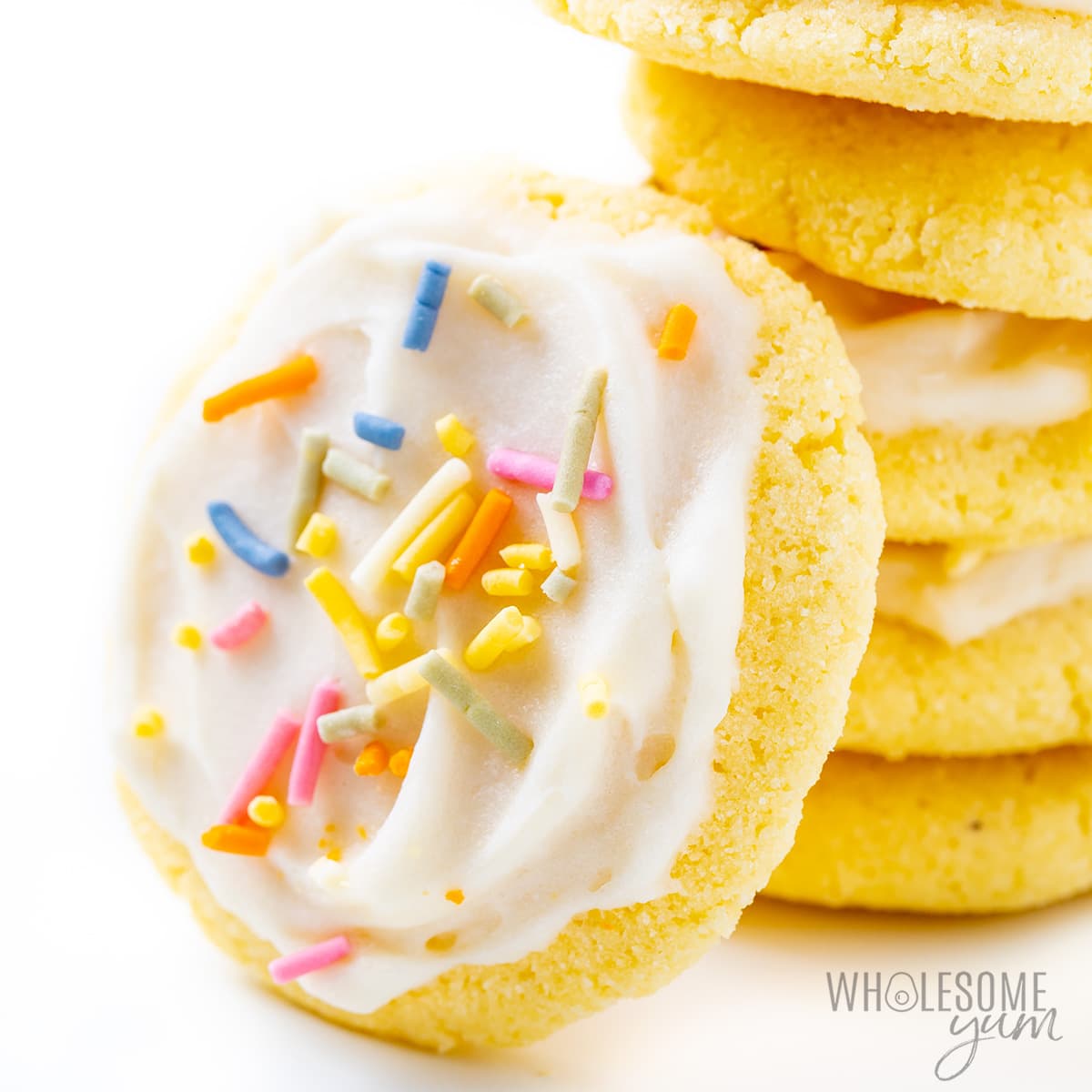 Decorated Keto Sugar Cookies